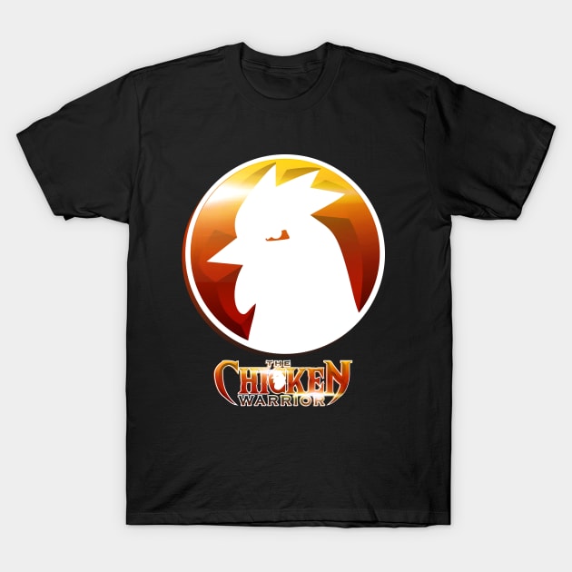 Chicken Warrior Logo and Title T-Shirt by ScienceWizardComics